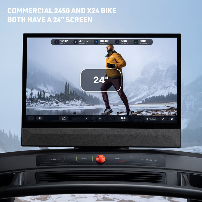 2450 Treadmill & X24 Bike Bundle