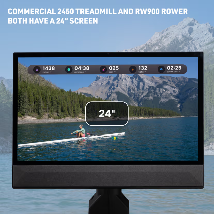 2450 Treadmill & RW900 Rower Bundle
